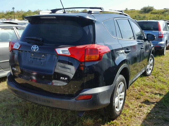 2T3WFREVXEW090939 - 2014 TOYOTA RAV4 BLACK photo 4