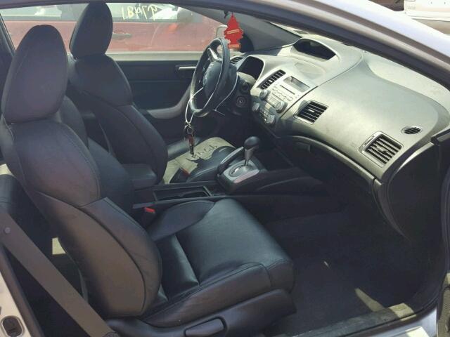 2HGFG1B95AH515971 - 2010 HONDA CIVIC EXL SILVER photo 5