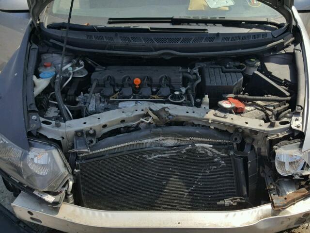 2HGFG1B95AH515971 - 2010 HONDA CIVIC EXL SILVER photo 7