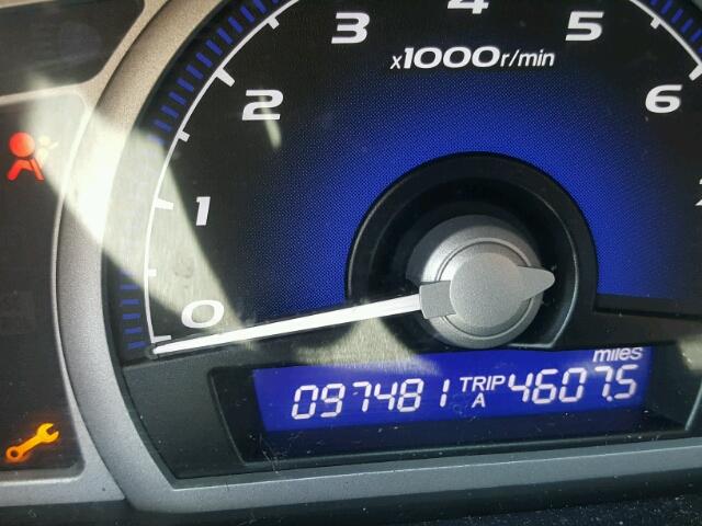 2HGFG1B95AH515971 - 2010 HONDA CIVIC EXL SILVER photo 8