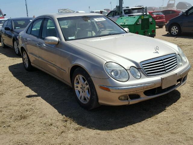 WDBUF65JX3A115660 - 2003 MERCEDES-BENZ E BEIGE photo 1