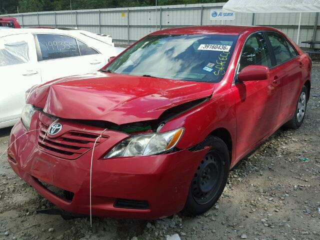 4T1BK46K29U076730 - 2009 TOYOTA CAMRY SE RED photo 2