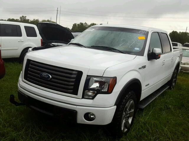 1FTFW1ET9BFC64495 - 2011 FORD F150 WHITE photo 2