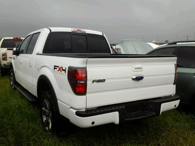 1FTFW1ET9BFC64495 - 2011 FORD F150 WHITE photo 3