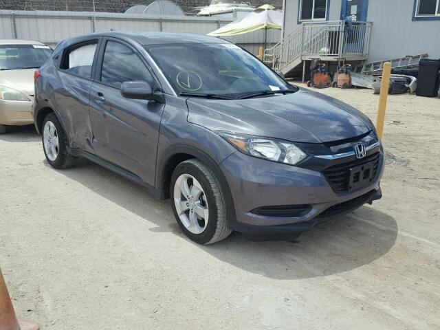 3CZRU5H30GM740916 - 2016 HONDA HR-V GRAY photo 1