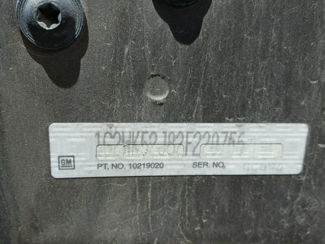 1G2WK52J82F220756 - 2002 PONTIAC GRAND PRIX GRAY photo 10