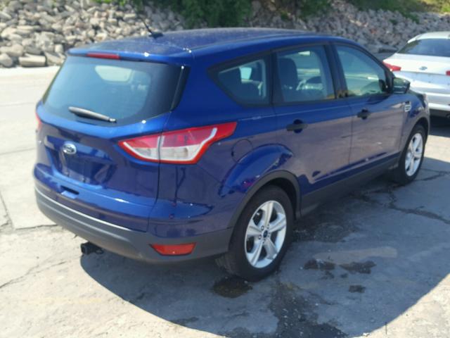 1FMCU0F79GUA44874 - 2016 FORD ESCAPE S BLUE photo 4