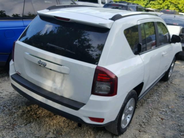 1C4NJCBAXED749513 - 2014 JEEP COMPASS SP WHITE photo 4