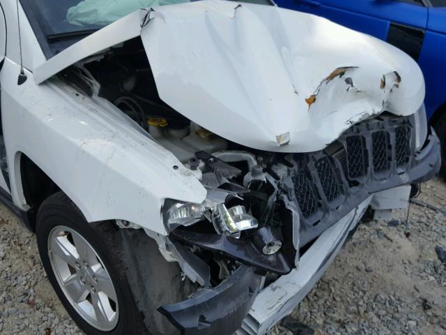 1C4NJCBAXED749513 - 2014 JEEP COMPASS SP WHITE photo 9