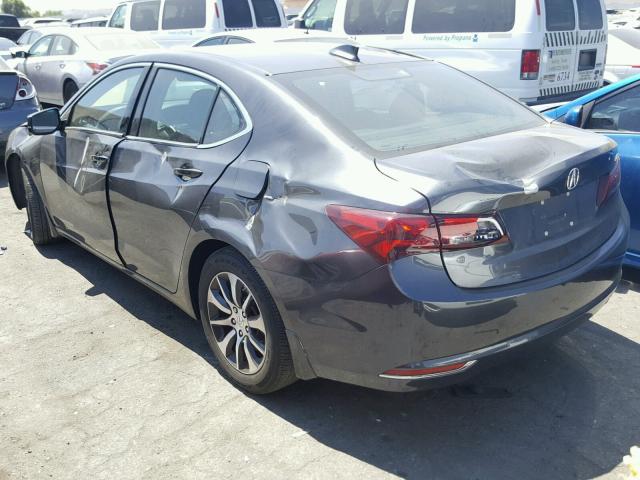 19UUB1F51GA010109 - 2016 ACURA TLX TECH GRAY photo 3