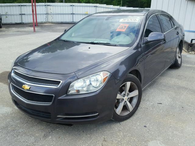 1G1ZC5E16BF100500 - 2011 CHEVROLET MALIBU 1LT CHARCOAL photo 2