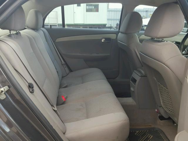 1G1ZC5E16BF100500 - 2011 CHEVROLET MALIBU 1LT CHARCOAL photo 6