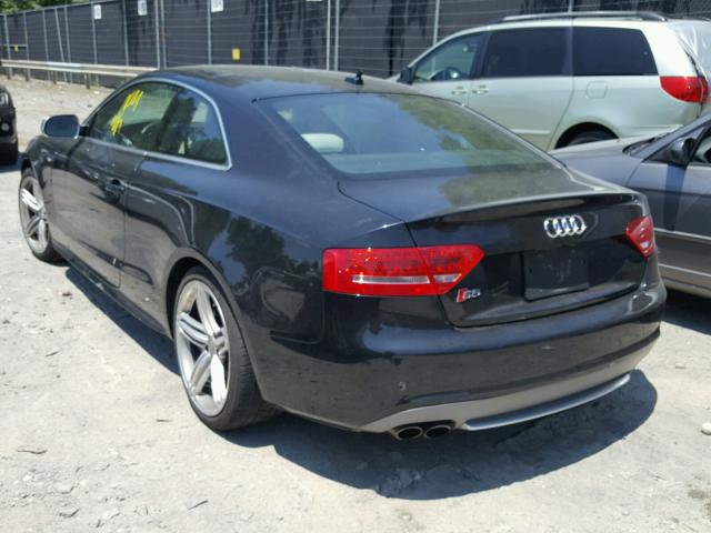 WAUVVAFR2BA019209 - 2011 AUDI S5 PRESTIG BLACK photo 3