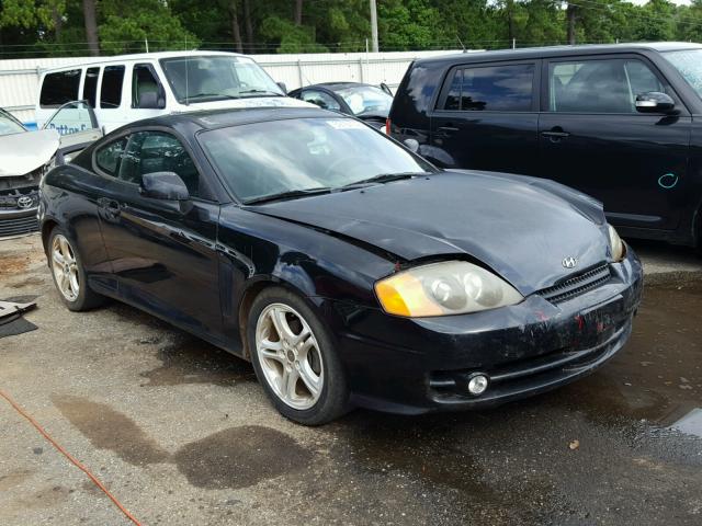 KMHHN65F04U121061 - 2004 HYUNDAI TIBURON GT BLACK photo 1