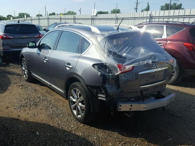 JN1BJ0RR6GM266796 - 2016 INFINITI QX50 GRAY photo 3