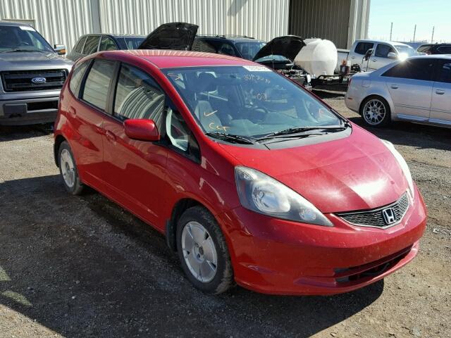 JHMGE8G50AC805804 - 2010 HONDA FIT LX RED photo 1