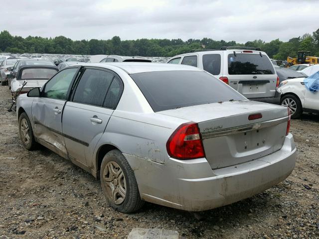 1G1ZS52F05F132835 - 2005 CHEVROLET MALIBU SILVER photo 3