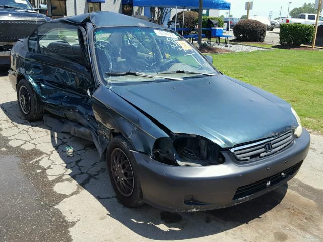 2HGEJ6618XH593457 - 1999 HONDA CIVIC BASE GREEN photo 1