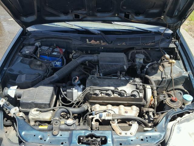 2HGEJ6618XH593457 - 1999 HONDA CIVIC BASE GREEN photo 7