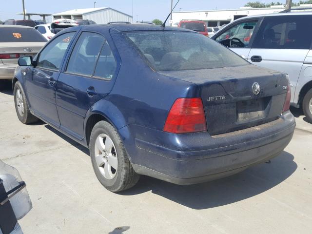 3VWSP69M93M066493 - 2003 VOLKSWAGEN JETTA GLS BLUE photo 3