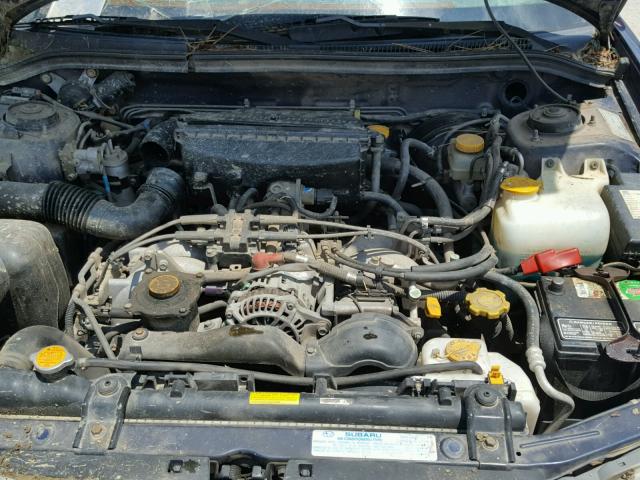 JF1SF65552G739704 - 2002 SUBARU FORESTER S BLUE photo 7