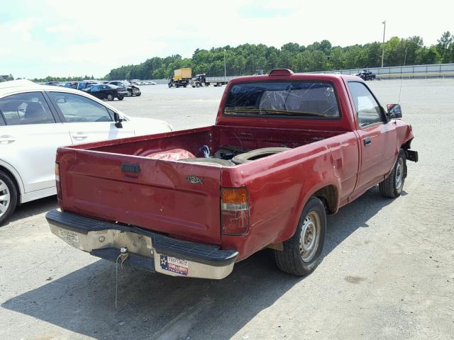 4TARN81A8RZ244434 - 1994 TOYOTA PICKUP 1/2 RED photo 4