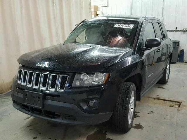 1C4NJDBB8HD106404 - 2017 JEEP COMPASS SP BLACK photo 2