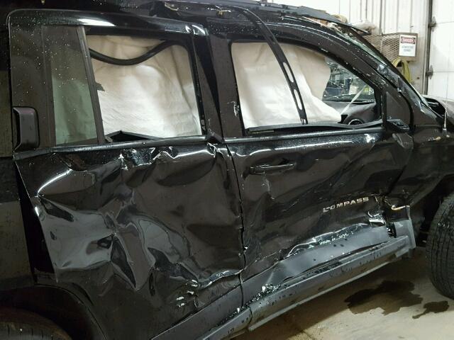 1C4NJDBB8HD106404 - 2017 JEEP COMPASS SP BLACK photo 9