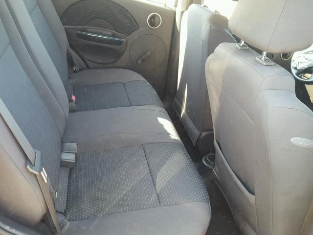 KL1TD66637B754936 - 2007 CHEVROLET AVEO BASE Niebieski zdjęcie 6