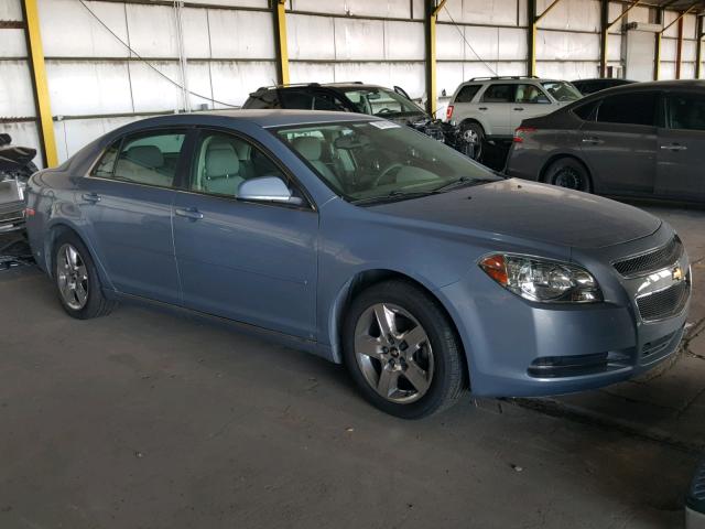 1G1ZH57B19F163666 - 2009 CHEVROLET MALIBU 1LT BLUE photo 1