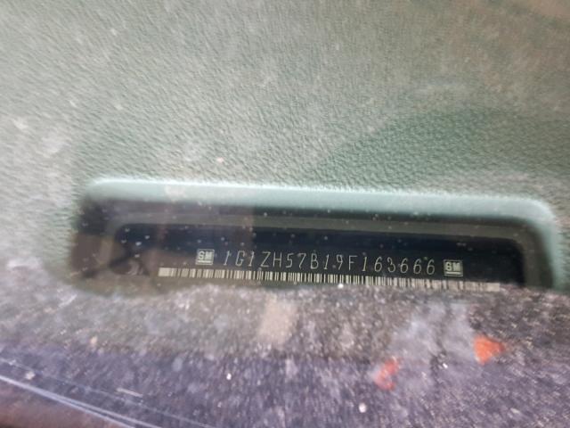1G1ZH57B19F163666 - 2009 CHEVROLET MALIBU 1LT BLUE photo 10