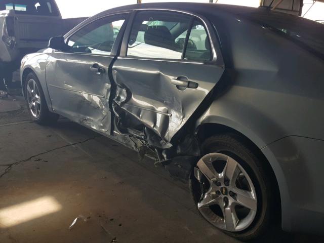 1G1ZH57B19F163666 - 2009 CHEVROLET MALIBU 1LT BLUE photo 9