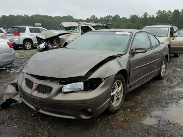 1G2WP12KXYF265645 - 2000 PONTIAC GRAND PRIX BEIGE photo 2