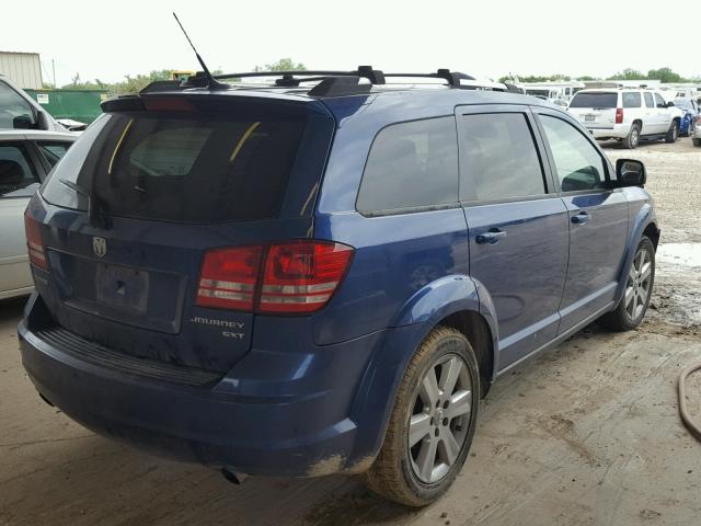 3D4PG5FV7AT192244 - 2010 DODGE JOURNEY SX BLUE photo 4