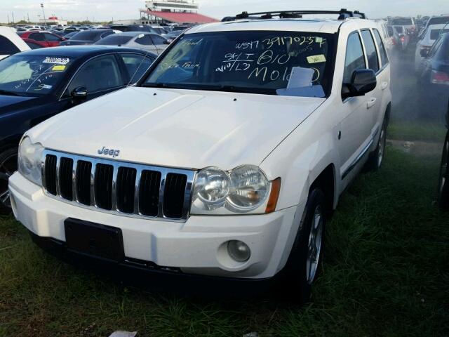 1J4HR58N75C564220 - 2005 JEEP GRAND CHER WHITE photo 2