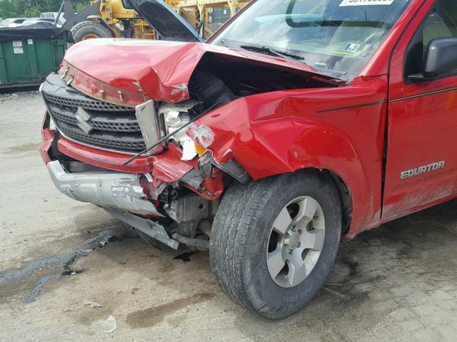 5Z62D0CTXBC409435 - 2011 SUZUKI EQUATOR BA RED photo 9