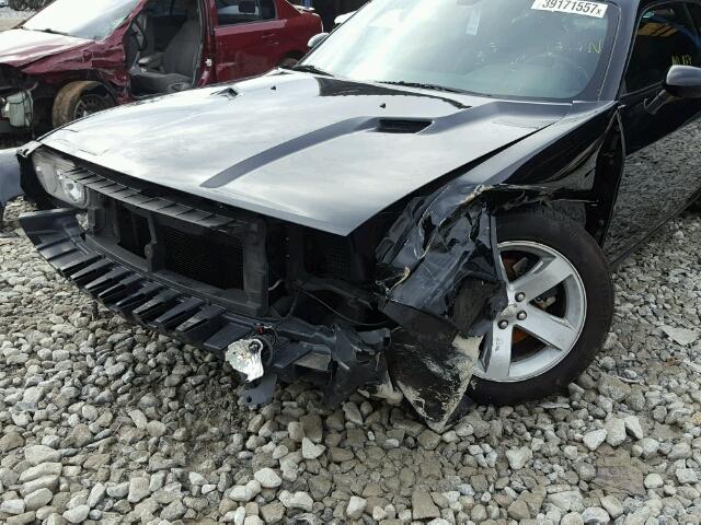 2C3CDYAG3DH535745 - 2013 DODGE CHALLENGER BLACK photo 9