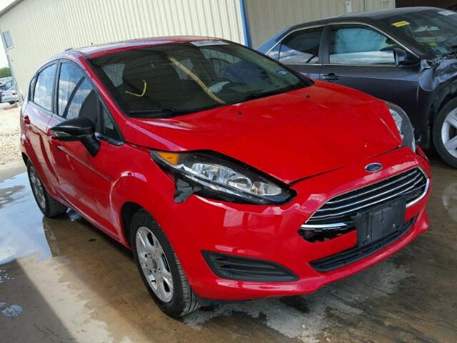 3FADP4EJXFM121037 - 2015 FORD FIESTA SE RED photo 1