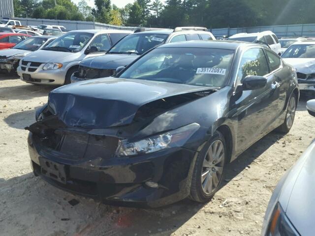 1HGCS2B85AA007738 - 2010 HONDA ACCORD BLACK photo 2