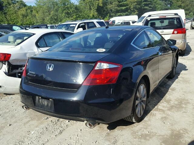 1HGCS2B85AA007738 - 2010 HONDA ACCORD BLACK photo 4