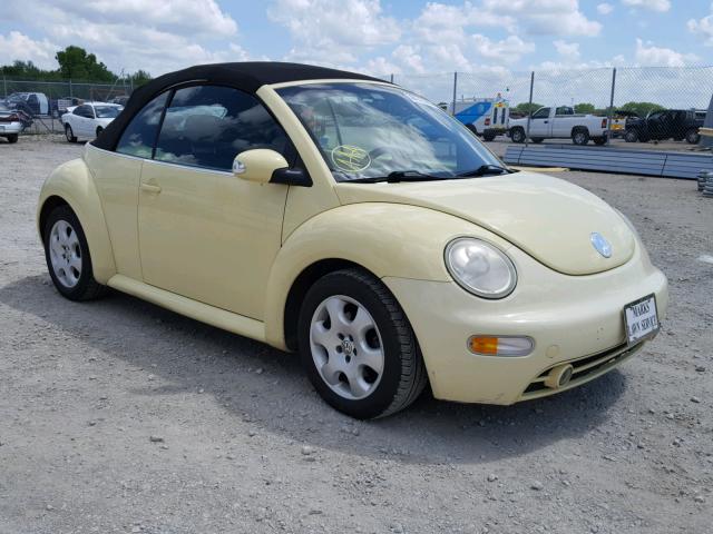 3VWCK21Y73M327890 - 2003 VOLKSWAGEN NEW BEETLE ყვითელი ფოტო 1