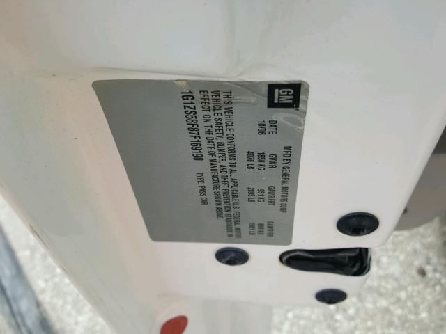 1G1ZS58F87F169190 - 2007 CHEVROLET MALIBU LS 白色 照片 10