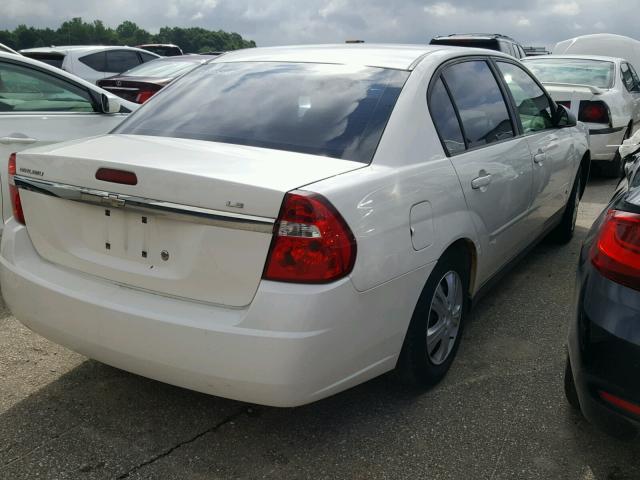 1G1ZS58F87F169190 - 2007 CHEVROLET MALIBU LS 白色 照片 4