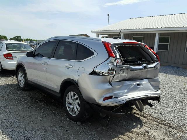 2HKRM4H73GH654346 - 2016 HONDA CR-V EXL SILVER photo 3