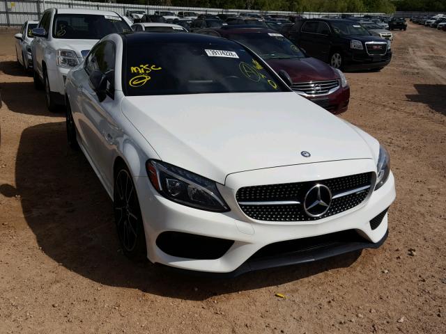 WDDWJ6EB5HF491894 - 2017 MERCEDES-BENZ C 43 4MATI WHITE photo 1