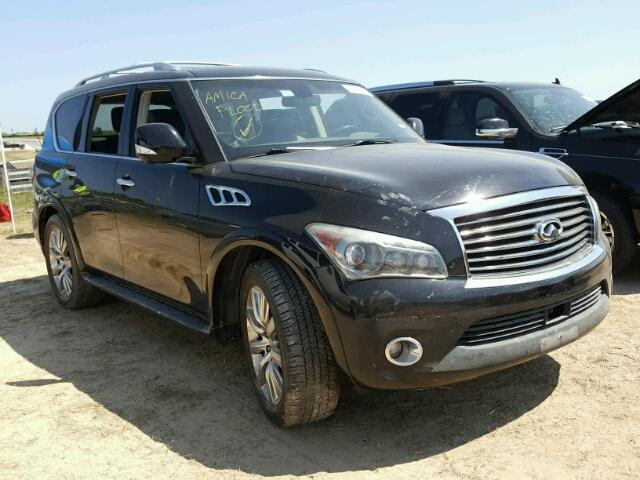 JN8AZ2NFXB9500057 - 2011 INFINITI QX56 BLACK photo 1