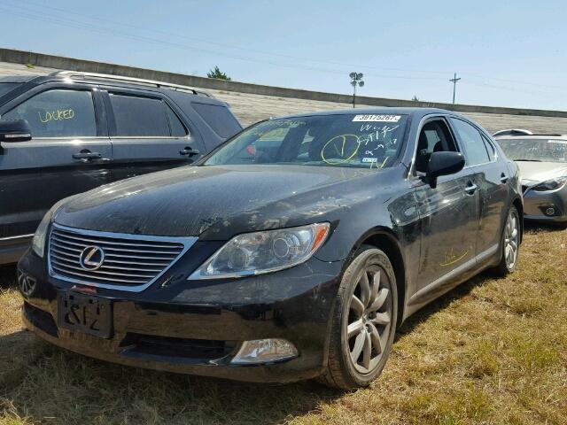 JTHBL46F385074562 - 2008 LEXUS LS 460 BLACK photo 2