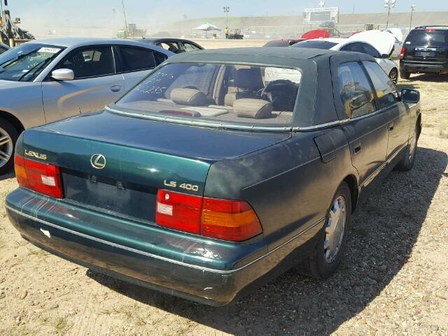 JT8BH22F4T0042513 - 1996 LEXUS LS GREEN photo 4