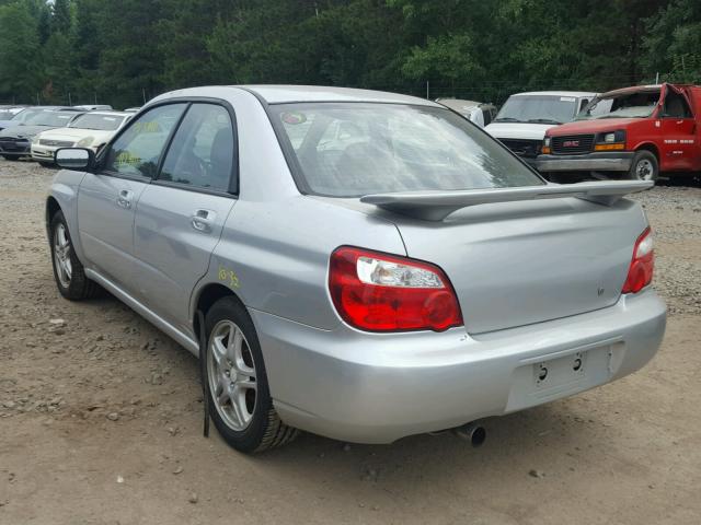 JF1GD67565H522590 - 2005 SUBARU IMPREZA RS SILVER photo 3