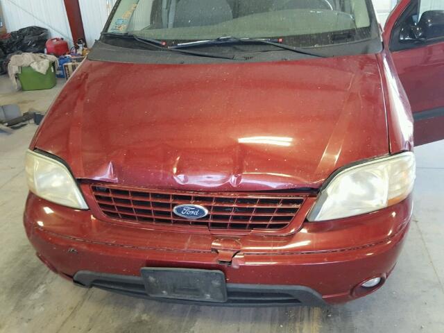 2FMZA51413BB67159 - 2003 FORD WINDSTAR L RED photo 7